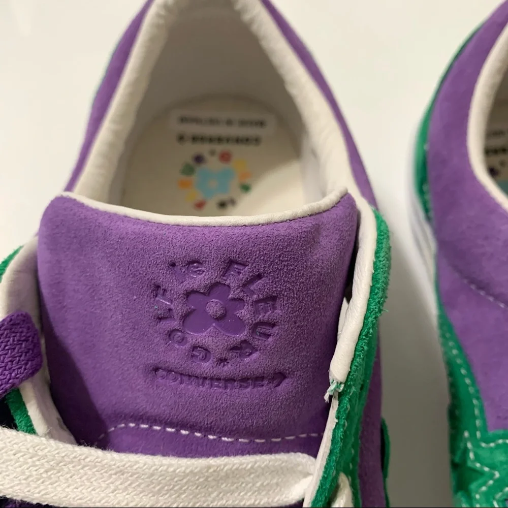 Converse Golf Le Fleur Ox Purple Green 162128C Sneakers Men’s Size 12 - Picture 7 of 11